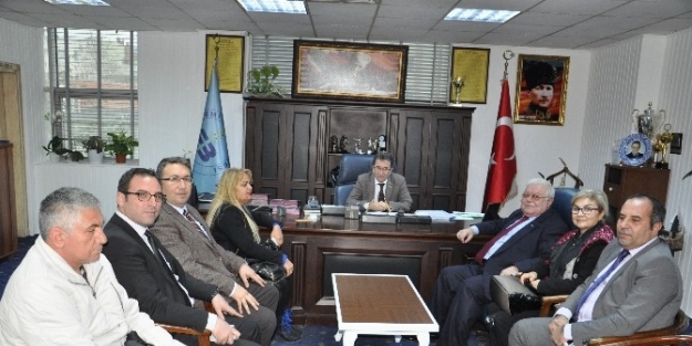 Kaz Dağı Ve Madra Dağı Belediyeler Birliği’nden Edremit Belediyesi’ne Ziyaret