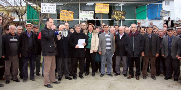 Bursalı köylülerden OSB eylemi