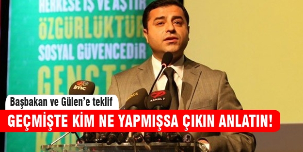 AK Parti-Cemaat tartışmalarına Demirtaş'ta katıldı