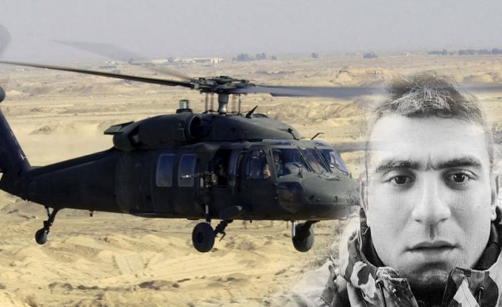 Helikopter kazasında bir asker şehit oldu