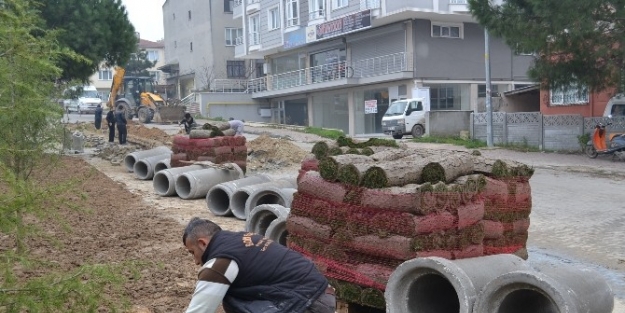 Çerkezköy’de Boş Park Alanları Yeşilleniyor