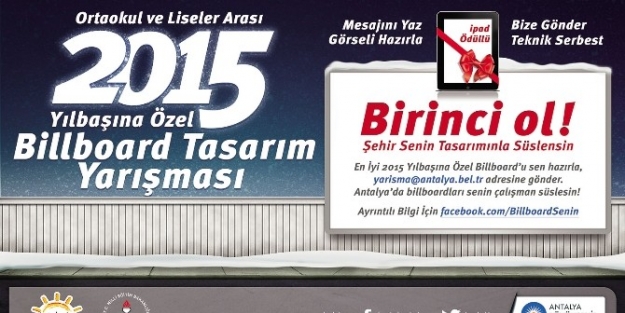 Büyükşehir Belediyesi Öğrencilere Yönelik Yılbaşı Tasarım Yarışması Düzenliyor