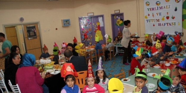 Kardelen Anasınıfı Minikleri Yerli Malı Haftasını Coşku İle Kutladı