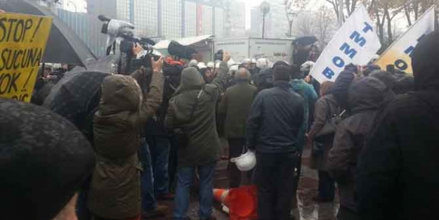 TMMOB üyelerine biber gazıyla müdahale