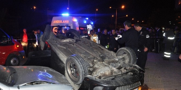 Aşırı Hız Yapan Otomobil Takla Attı: 1 Ölü, 2 Yaralı