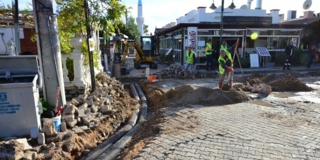 Bodrum Belediyesi Bitez’de Çalişmalarina Devam Ediyor