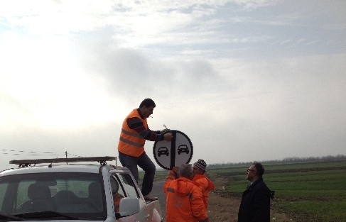 Ergene’de Trafik Ve İşaret Levha Çalişmalari Başladı