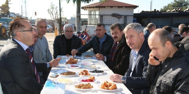 Kazada Ölen İşçi İçin Lokma Hayrı Düzenlendi
