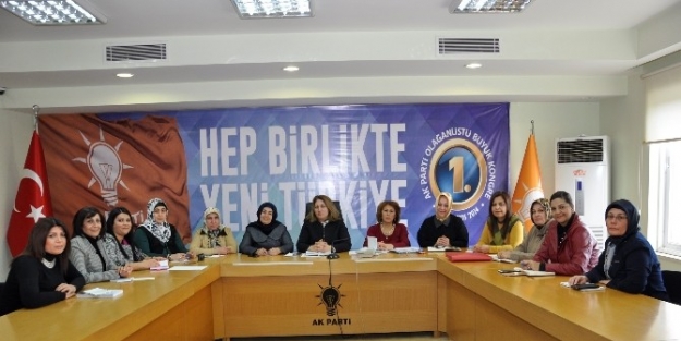 Ak Parti Adana Kadın Kollarında Kongere Heyecanı