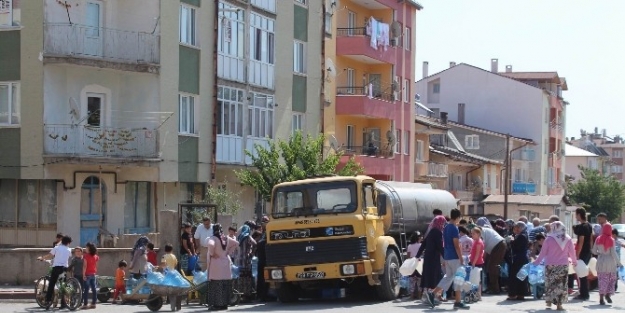 Sivas’ta Tatlı Su Tankerleri Kaldırıldı