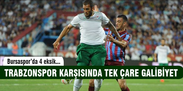 Bursaspor'da tek çare galibiyet