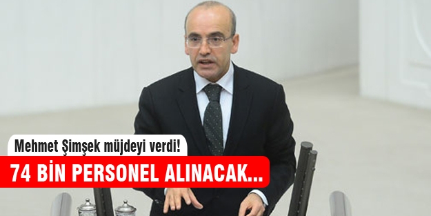 Kamuya 74 bin personel alınacak