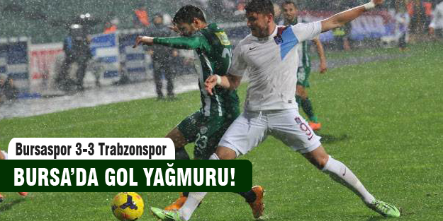 Bursa'da gol yağmuru