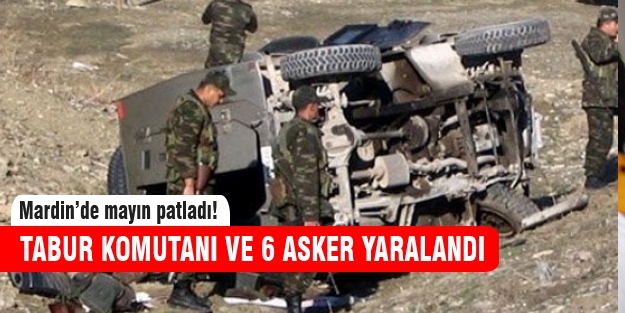 Bomba infilak etti çok sayıda asker yaralandı