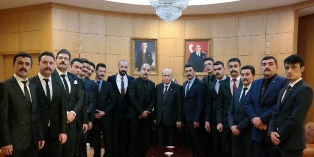 Sivas Ülkü Ocakları, Bahçeli İle Görüştü