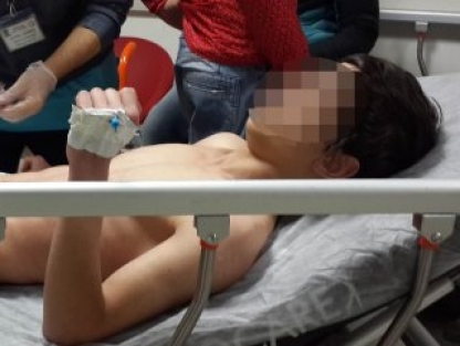 Parkta otururken vuruldu