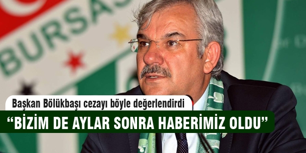 Recep Bölükbaşı UEFA'nın cezası sonrası konuştu!