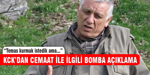 KCK'dan bomba Cemaat açıklaması