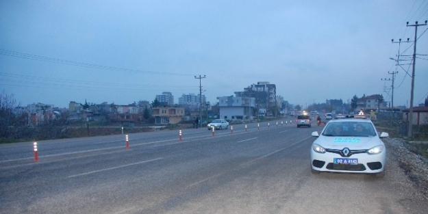 Ölüm Kavşağına Dubalar Yerleştirildi