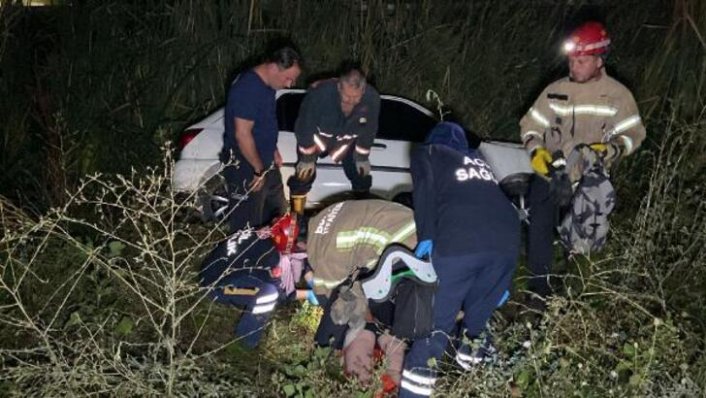 Bursa'da kaza! Yaralının kurtulunca ilk işi eşini aramak oldu