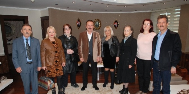 Dsp İlçe Yönetimi Başkan Doğan’ı Ziyaret Etti