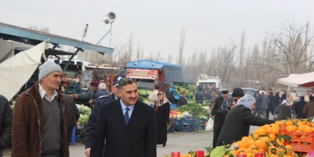 Başkan Cabbar’ın Pazar Yeri Ziyareti