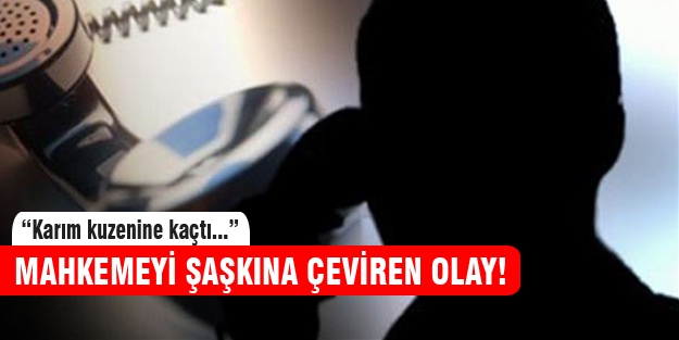 Altınları alıp kuzenine kaçtı