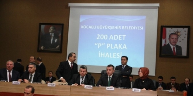 Büyükşehir Belediyesi 200 Adet P Plaka Satışı İçin İhale Yaptı