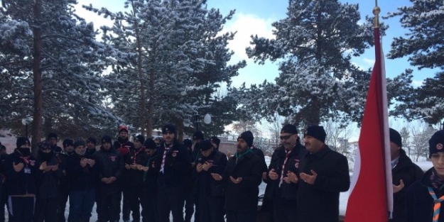 100. Yılında Sarıkamış Şehitleri İçin İzci Yürüyüşü