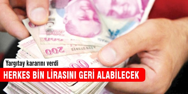 O paranızı hemen geri alabilirsiniz!