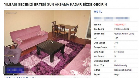 Yılbaşı için fuhuş ilanı!