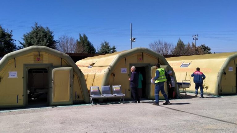 Rusya'dan Hatay'a seyyar hastane