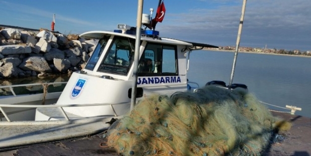 Beyşehir Gölü’nde Jandarmanın Hayalet Ağ Denetimi Sürüyor