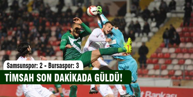 Bursaspor son dakikada kazandı!