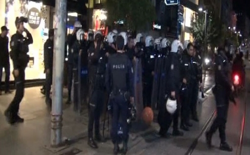 İstanbul'da polis müdahalesi