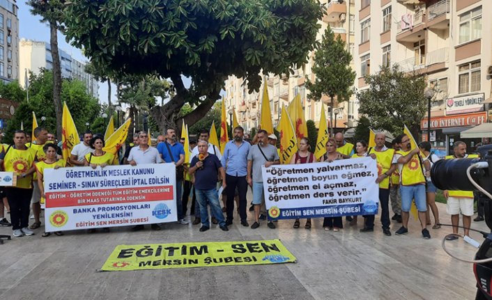 Eğitim-Sen'den 81 ilde ortak çağrı: Öğretmenlik meslek kanunu ve yönetmeliği iptal edilsin