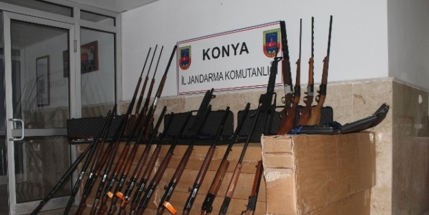 Faturası İbraz Edilemeyen 119 Av Tüfeğine El Konuldu