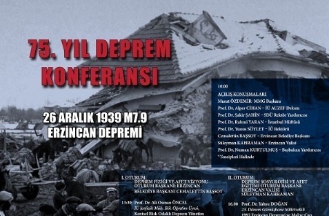 İstanbul Üniversitesinde “75. Yılında Erzincan Depremi” Konferansı