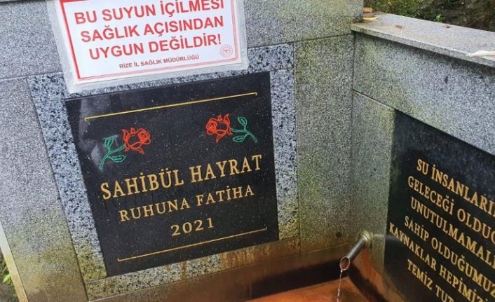 Rize'de ‘şifalı’ diye içilen su zehirli çıktı