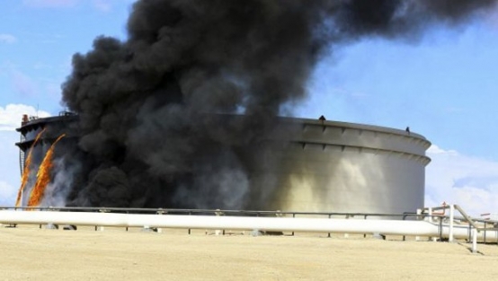 Petrol limanına roketi saldırı