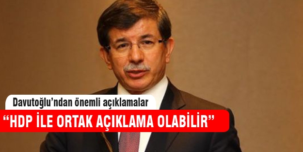 Başbakan Davutoğlu'ndan önemli açıklamalar