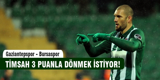Timsah'ta tek hedef 3 puan!