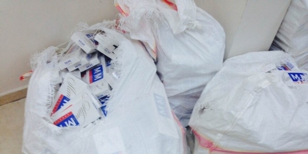 Gürün’de 2 Bin 800 Paket Kaçak Sigara Ele Geçirildi