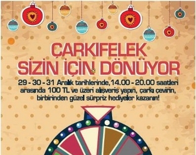 Çarkifelek Samsun Piazza’da Dönüyor