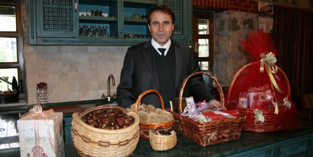 Kestane şekerleri yeni yıl hazır