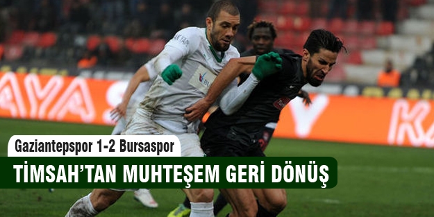 Timsahtan muhteşem geri dönüş