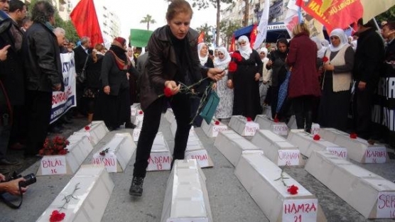 Tabutlu Uludere protestosu