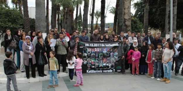 Bodrum’da Uludere Protestosuna Tepki