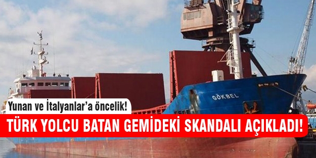 Batan gemide ırkçı kurtarma şekli!