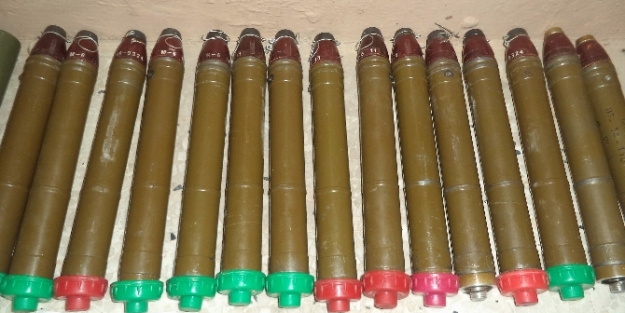 Sınırda mühimmat ele geçirildi